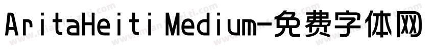 AritaHeiti Medium字体转换